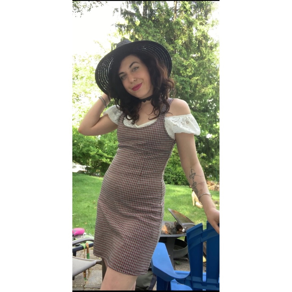Plaid dress 👗